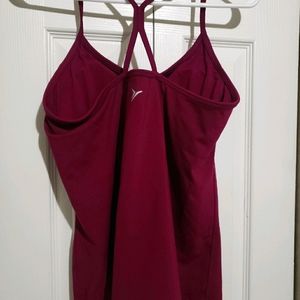 Fitted Racerback Spaghetti Strap Active Tank